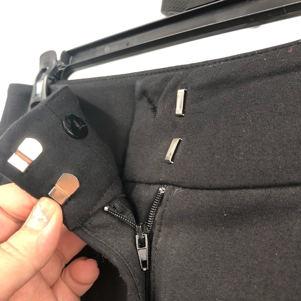 Zara Basic Size Medium Black Skinny Trousers. - image 4